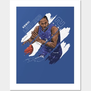 Kawhi Leonard Los Angeles C Stripes Posters and Art